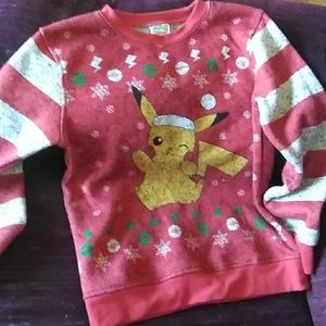 Pokemon Christmas sweatshirt, never worn